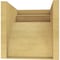 Ekena Millwork 10"W x 10"D x 10"H Wide Viola Rough Cedar Woodgrain TimberThane Corbel, Primed Tan CORUR10X10X10VIORCPR - alternate 2